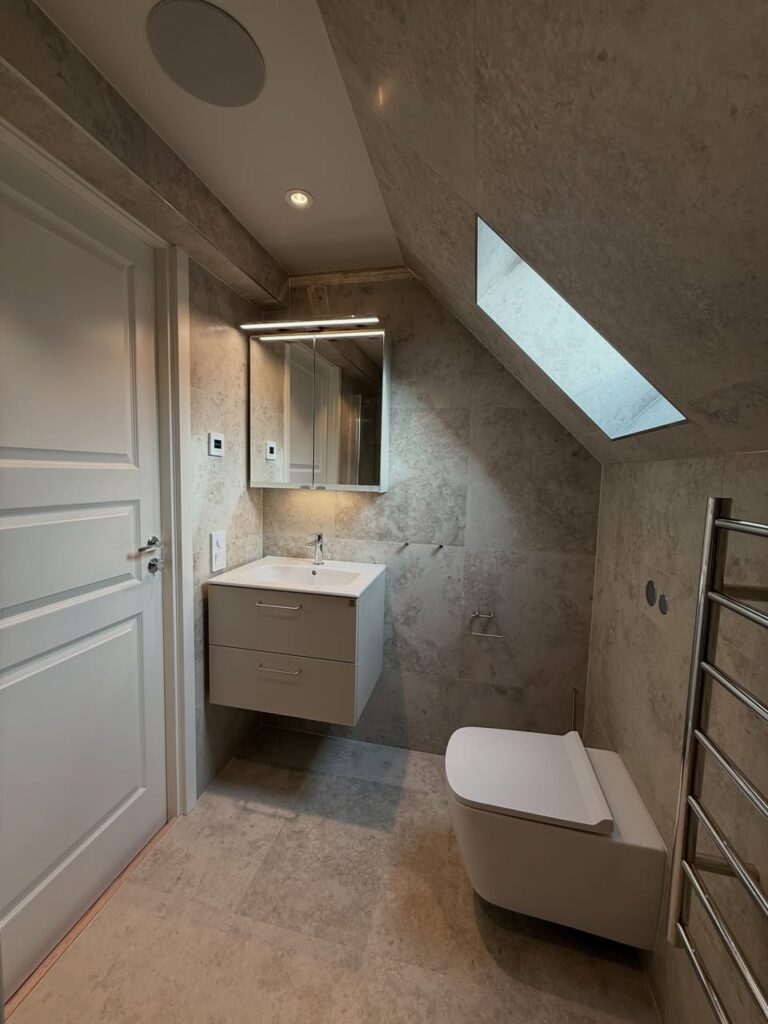 Badrumsrenovering övervåning – återkommande kund